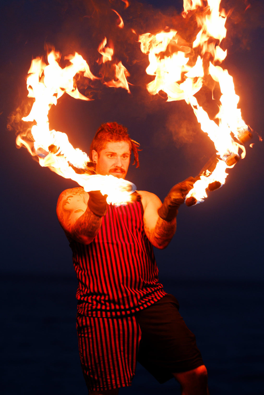 To expect when hiring a fire performer
